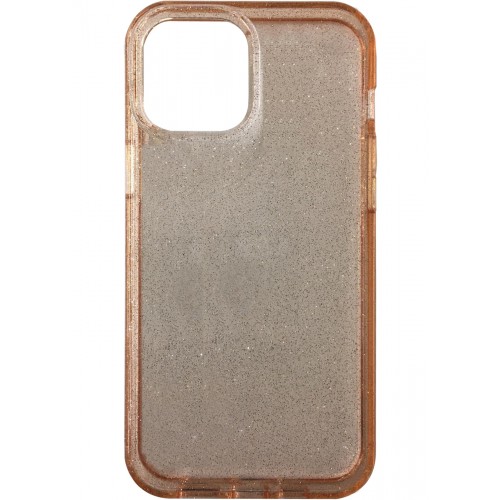 iPhone 15/iPhone 14/iPhone 13 Fleck Glitter Case Clear Peach
